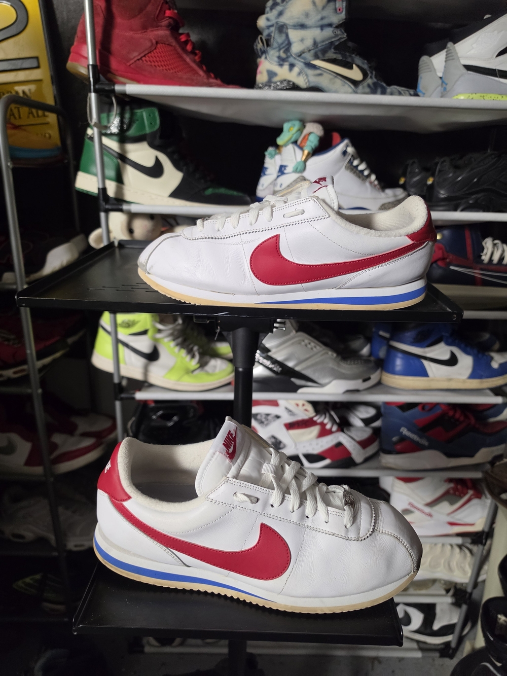 🔥 Nike Men’s Size 10 Classic Red/White Cortez Sneakers Forrest Gump!